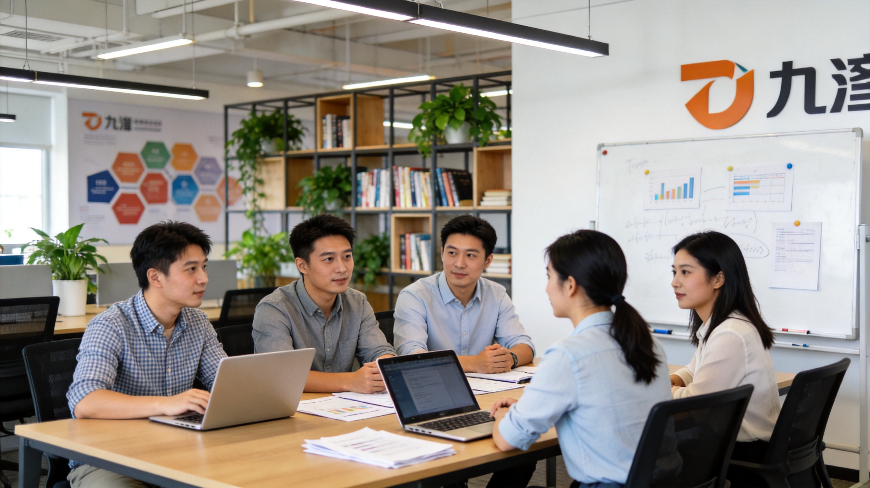 九游公司办公环境，展现专业团队与企业文化
